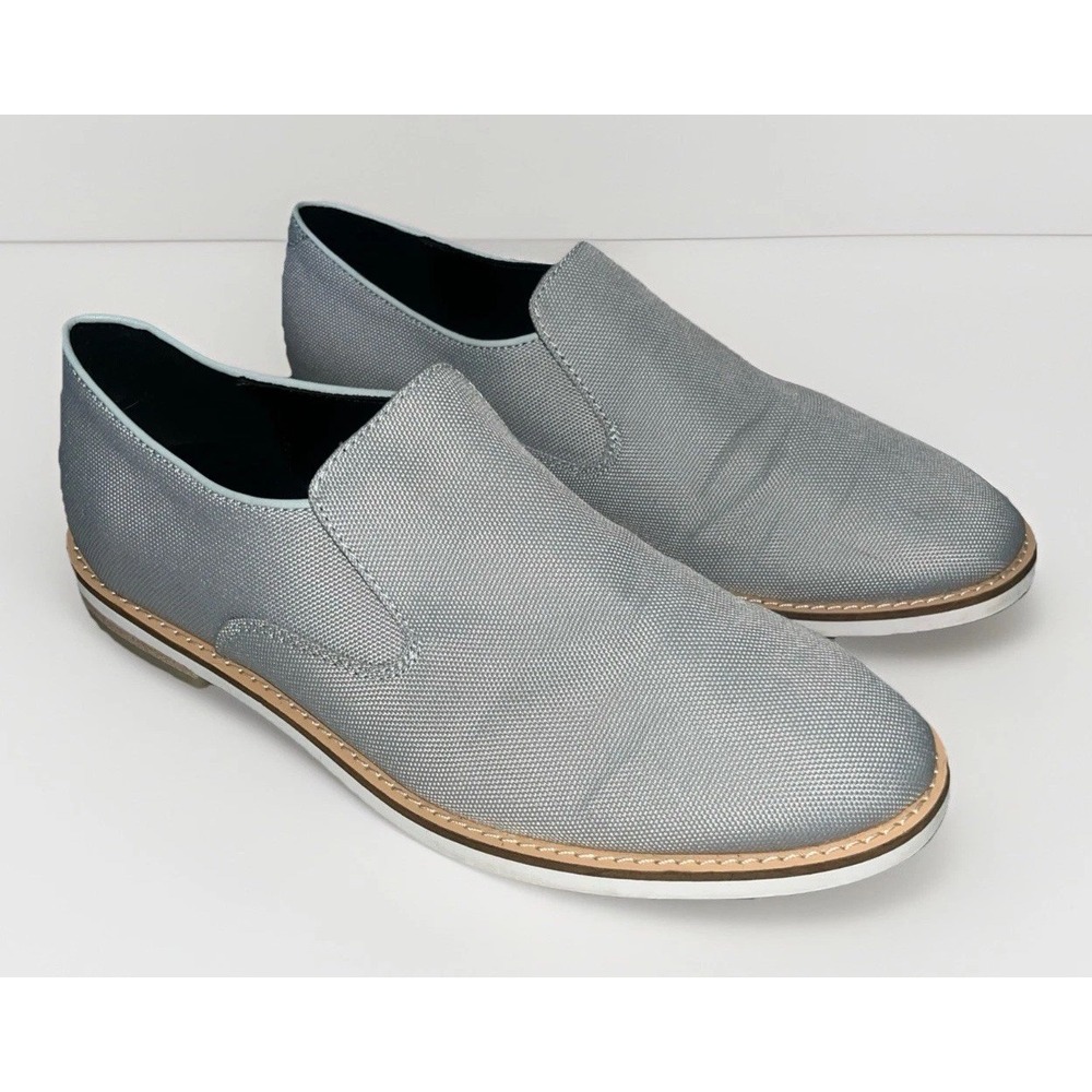Calvin Klein Alfie Men's Gray Ballistic Loafer Dress‎ Shoes Sz 8.5